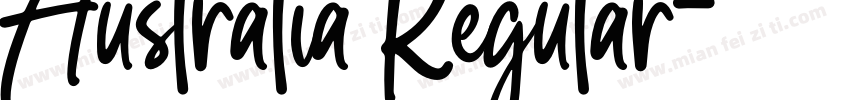 Australia Regular字体转换